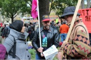 Chatting with friends - Occupy Toronto